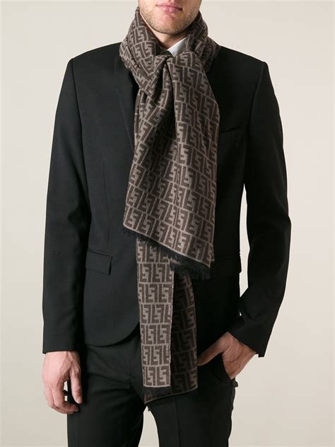 fendi scarf fur trimmed|fendi scarf men's.